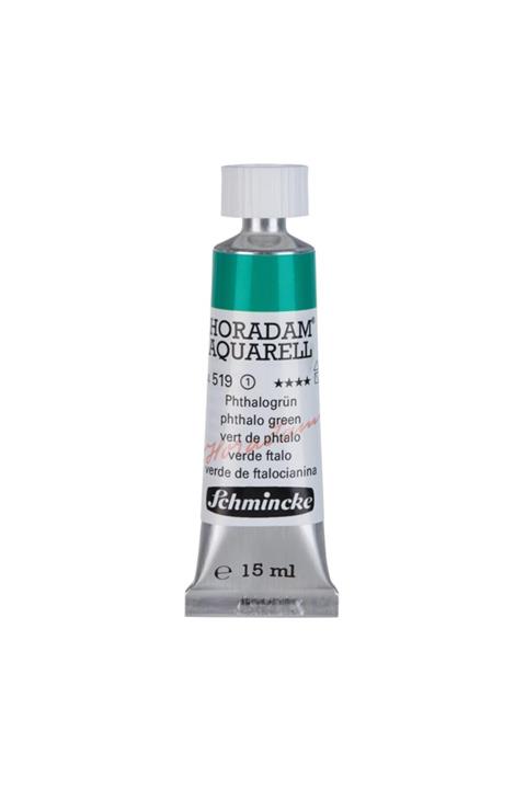Schmincke : Horadam Aquarell Artist : Tüp Sulu Boya : 15 Ml : Seri 1 : 519 Phthalo Green