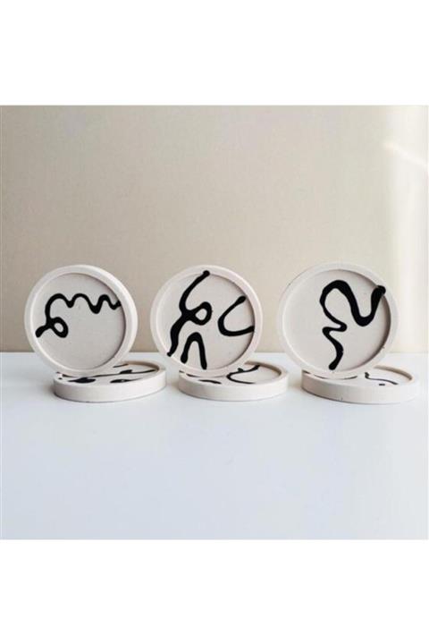 ROOM DECOR Yuvarlak Modern Gold Takı Tabağı Bardak Altlığı Organizer Dekoratif Çok Amaçlı 3'lü Set