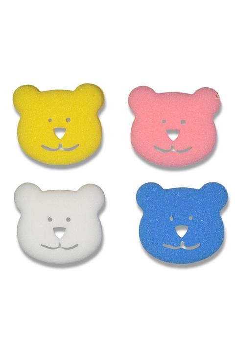 Bern Renkli 4'lü Ayıcık Banyo Süngeri