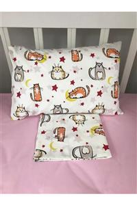 Çeyiz Bahçesi Cats 2’li Bebek Yastık Kılıfı 35&45