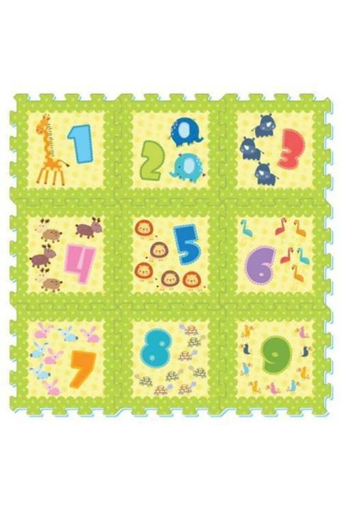 Bircan Oyuncak 9 Parça Safari i Oyun Halısı 92 X 92 cm