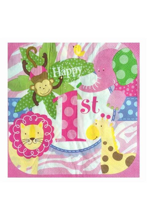 partisüs Pecete Neseli Hayvanlar 1 Yas Pembe