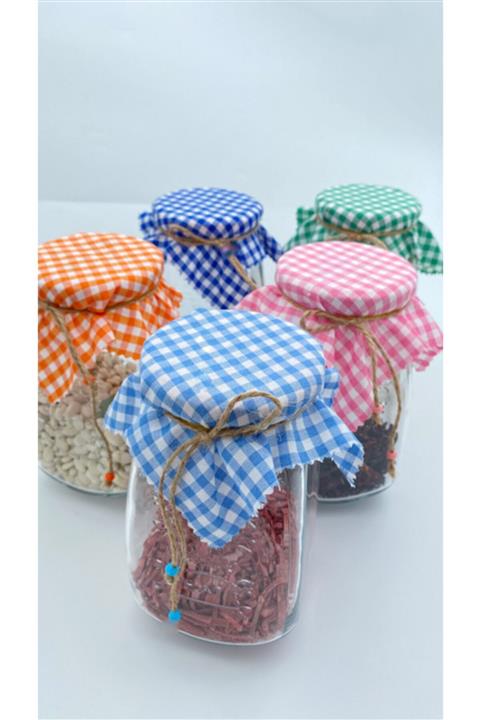 White Alamode Kavanoz Kapağı 10'lu Set