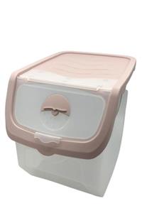Ural Store Patates Soğan Saklama Kabı Pembe Şeffaf 12 Litre Kilerkabı