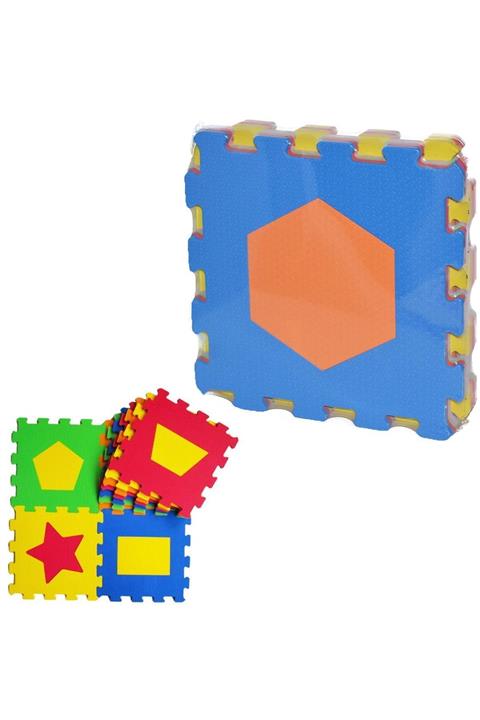 Akar Oyuncak Marka: 90-955 Eco Eva 33x33 Geomerik Şekilli Oyun Halısı 7mm