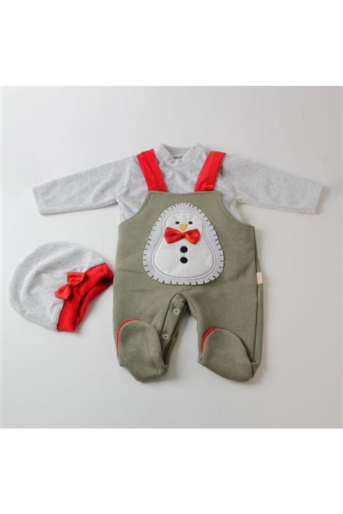 Little Gift Penguen Nakışlı Tulum