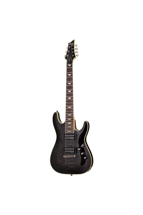 Schecter Omen Extreme 7 Telli Elektro Gitar (See-thru Black)