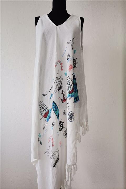 abnfashion Peştamal Plaj Elbisesi