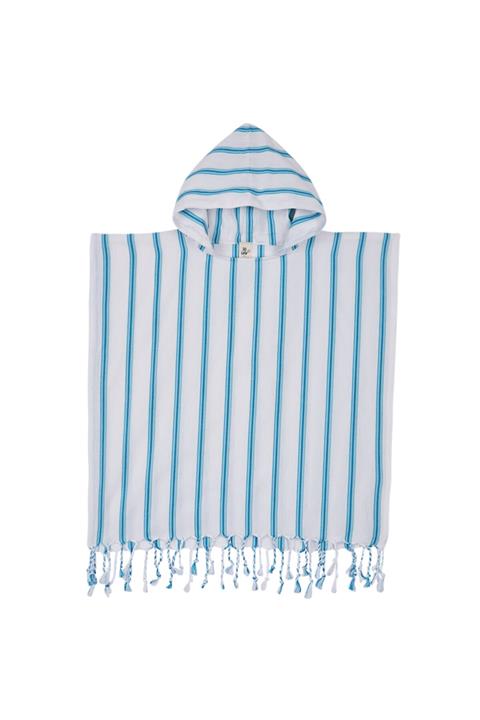 SO little Mavi Çizgili Peştemal Panço