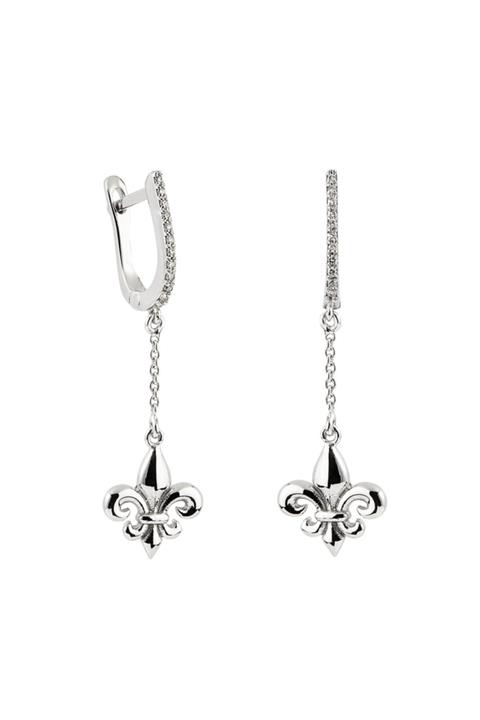 Clavis Jewelry Kadın Flodeli Sallantılı Pırlanta Küpe ckp0721
