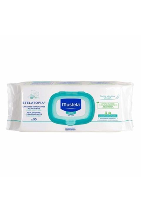 Mustela Stelatopia Replenishing Cleansing Wipes 50 Adet