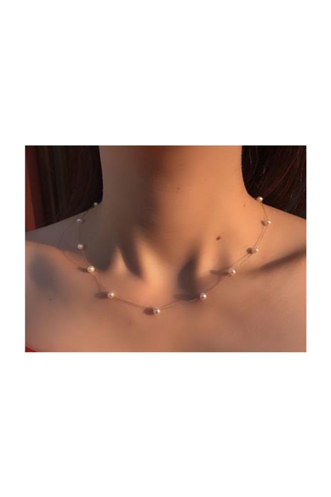 DİLEK KUYUMCULUK İnci Altın Kolye