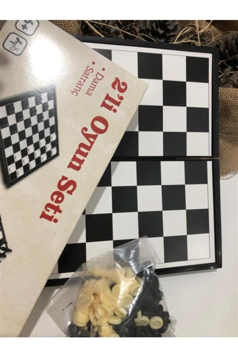 LİLADÜKKAN Çanta Boyu Satranç Takımı