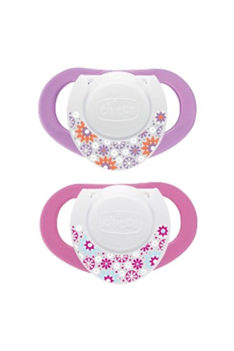 Chicco Physio Compact Silikon Emzik 2li 12+ Ay - Kız