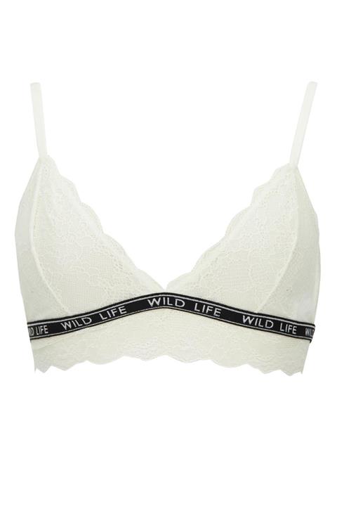 DeFacto Gotik Baskılı Bant Detaylı Dantelli Triangle Bralet