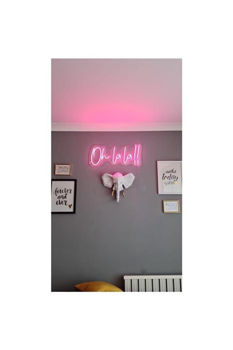 NeuNeon Oh La La Neon Led Aydınlatma Gece Lambası Işıklı Duvar Dekor