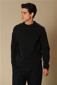 Lufian Arles Erkek Sweatshirt Siyah