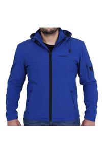 VENOM Jaws Kapşonlu/korumalı Softshell Mont (mavi)