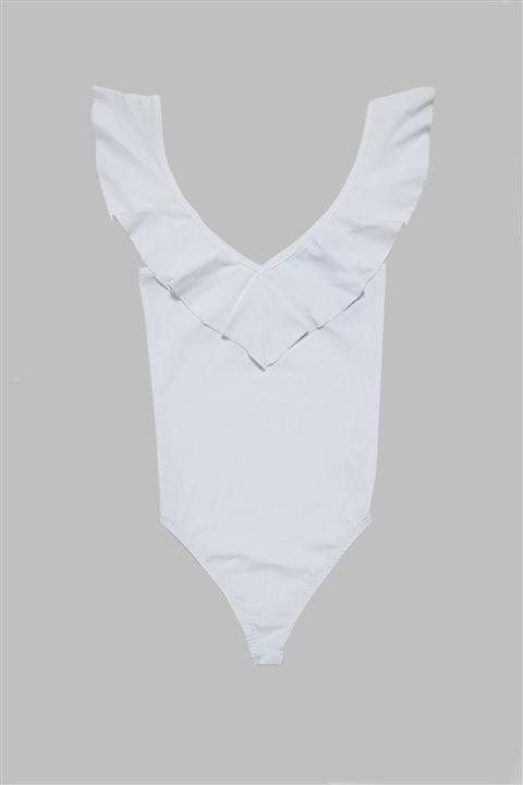 COTENCONCEPT Askılı Yakası Volanlı Bodysuit