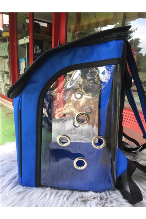 PetBed Üsten Açılan Fermuarlı Şefaf Kedi Taşıma Çantası