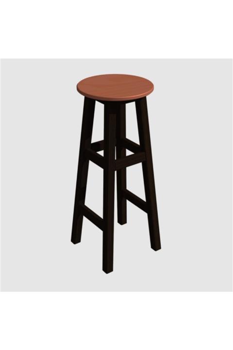 Arbre Bar Taburesi 85 Cm - Siyah Iskelet- Tabla Renk Seçenekli