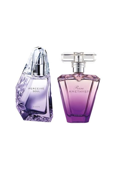 AVON Perceive Soul Edp 50 ml Rare Amethyst Edp 50 ml Kadın Parfüm Seti 2983516728734