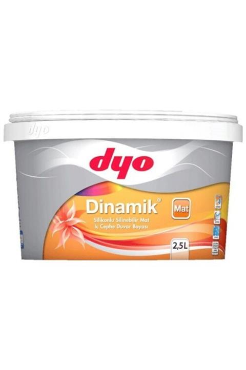 Dyo Beyaz Dinamik Mat Iç Cephe Boyası 2.5 l