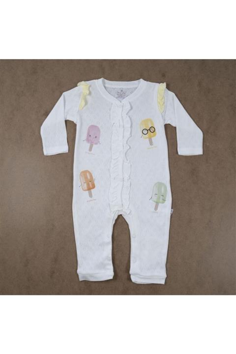 Bibaby Delikli Penye Dondurmalı Tulum