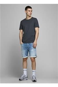 Jack & Jones Erkek Mavi Denim Şort 12166272