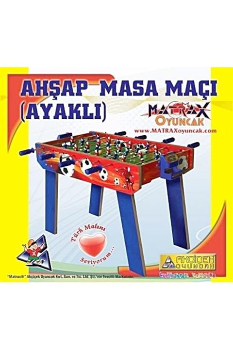 Salkım Toys Yılın Ilk Fırsatları - Ahşap Ayaklı Masa Maçı Langırt - ™ Beyaz At®