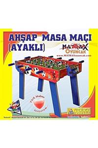 Salkım Toys Yılın Ilk Fırsatları - Ahşap Ayaklı Masa Maçı Langırt - ™ Beyaz At®