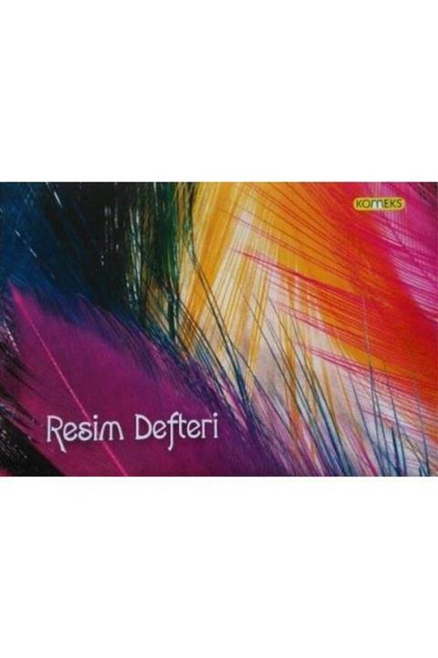 Komeks Spiralli Karton Kapak Resim Defteri 35x50 cm 15 Yaprak