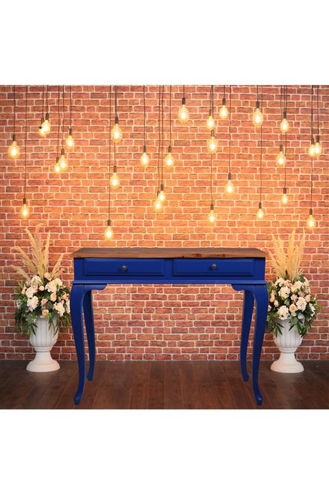 ROYS AHŞAP Roys Ahsap Mavi Koyu Ceviz Eskitme Dresuar 2015