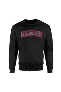 NSJ SPORTIVE Atlanta Hawks Siyah Retro Sweatshirt