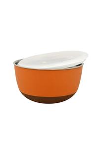 Pet Corn Duvo+ With Lid Bowl Mama Ve Su Kabı 2900ml Orange