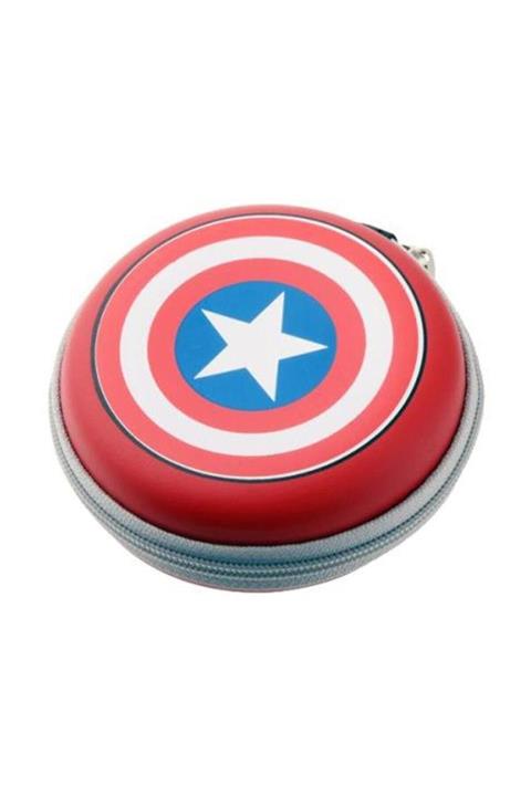 Volkano Marvel Avengers Kaptan Amerika Captain America Kulakiçi Kulaklık Çantalı Lisanslı Mv-1008-ca