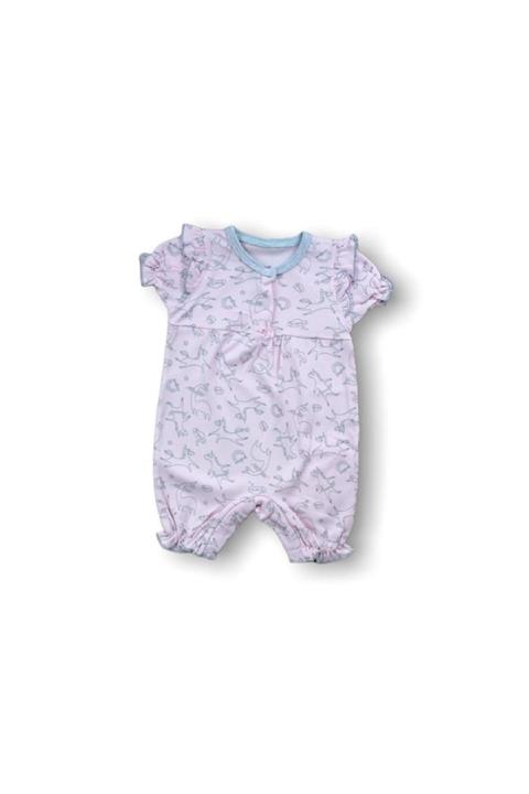 Tomuycuk Cemre Kız Bebek Kısa Tulum