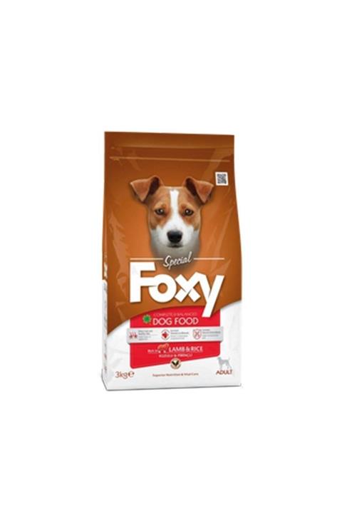 Foxy 25/15 Kuzu Etli Yetişkin Köpek Maması 3 Kg