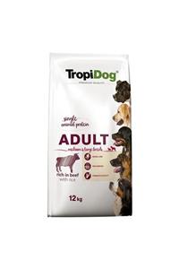 TROPİDOG Sığır Etli Yetişkin Köpek Maması Medium Large 12 kg