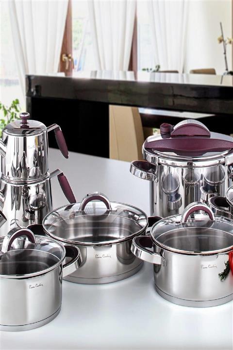 Pierre Cardin Mars Mor Çelik Tencere Seti