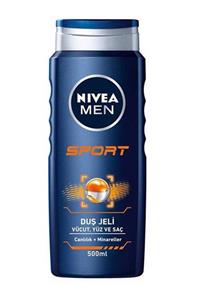 Nivea Men Sort Canlandırıcı + Mineraller Banyo Ve Duş Jeli 3 In 1 (yüz, Vücut, Saç) 500 Ml