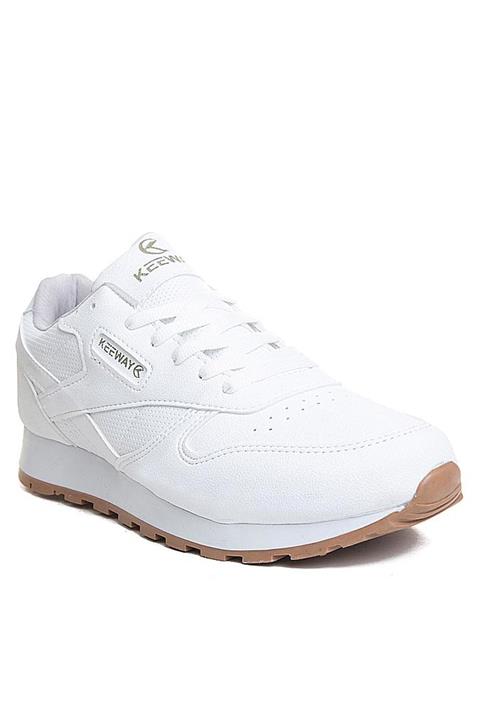 Giyyin Günlük Kışlık Spor Ayakkabı Erkek Kadın Beyaz Kw853