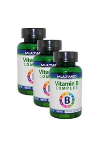 Multimed 3 Kutu Vitamin B Complex 60 Tablet B Vitamini