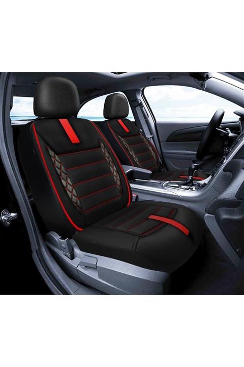 Max Store Renault Megane 2 Sedan Kapitone Oto Koltuk Kılıfı Seti - Ön Arka Full Set