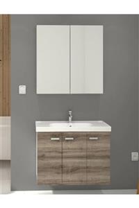 DENKO Terra 100 Cm Mdf Banyo Dolabı Takımı