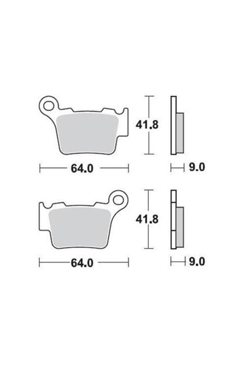Braking 891cm44 Sinterli Off Road Fren Balatası