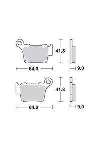 Braking 891cm44 Sinterli Off Road Fren Balatası