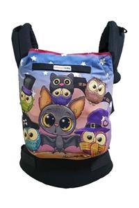Adalinhome Solomombaby Şaşkın Kuşlar Mavi Ergonomik Kanguru (3ay/4yaş)