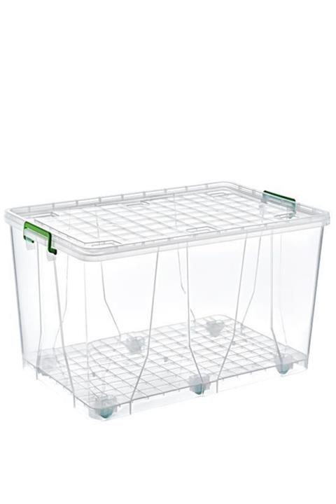 Şenyayla Plastik Plastik Saklama Düzünleme Kutusu Tekerlekli 120 Lt.