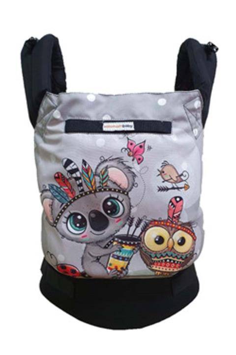 SolomomBaby Gri Koala Ergonomik Kanguru